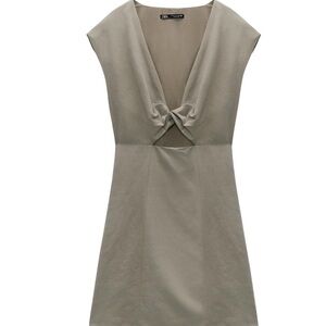 Zara Linen Mini Dress